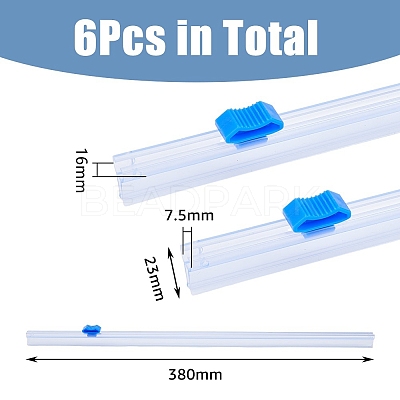 Plastic Reusable Cling Film Slide Cutter AJEW-WH0314-257B-1