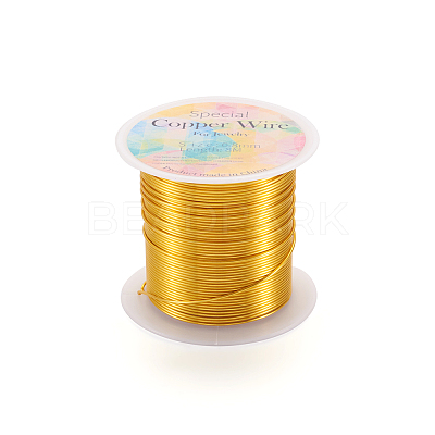 Round Copper Beading Wire for Jewelry Making YS-TAC0004-0.8mm-03-1
