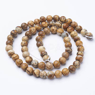 Gemstone Beads Strands X-GSR6mmC016-1