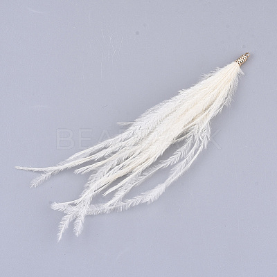 Ostrich Feather Tassel Big Pendant Decorations X-FIND-S302-08F-1
