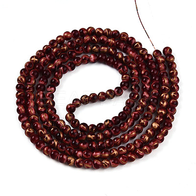 Baking Paint Glass Beads X1-DGLA-N010-4mm-07-1