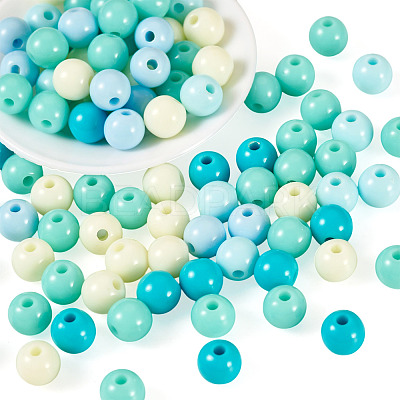 10G Opaque Acrylic Beads SACR-TADJ0001-03H-1