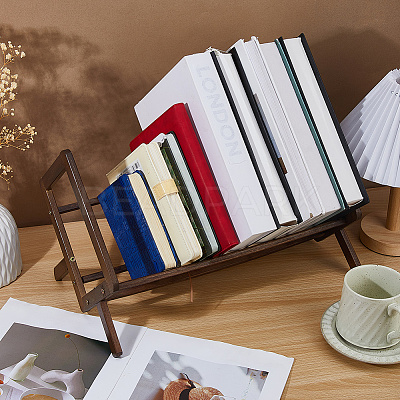 Bamboo Desktop Bookshelves DJEW-WH0816-006-1