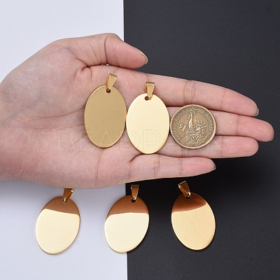 304 Stainless Steel Pendants STAS-I140-18G-1
