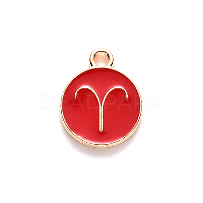Alloy Enamel Pendants LS-ENAM-S124-01A-07A-1