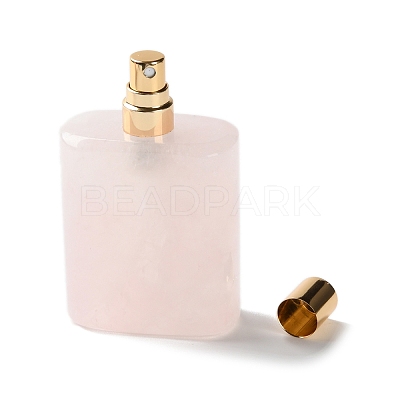 Natural Rose Quartz Perfume Bottle G-B131-04A-01-1