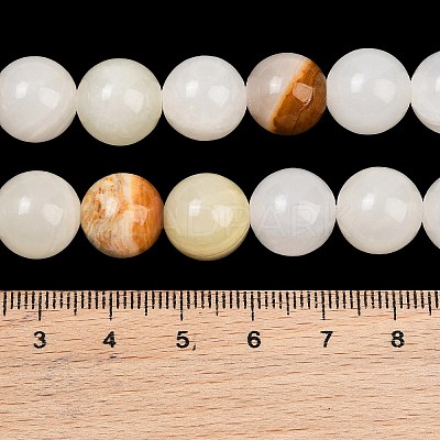 Natural Green Jade Graduated Beads Strands GG-CBA2AE1-A06-A-1