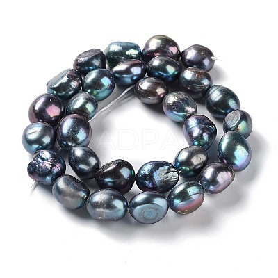 Natural Cultured Freshwater Pearl Beads Strands PEAR-Z002-28-1