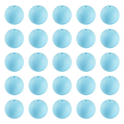 50Pcs Food Grade Eco-Friendly Silicone Beads SIL-TADJ0001-03J-1