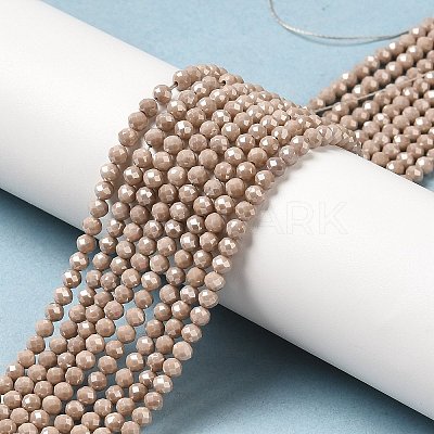 Cubic Zirconia Bead Strands ZIRC-P109-02A-09-1