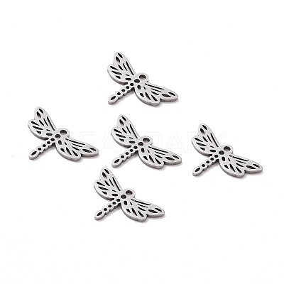 Non-Tarnish 201 Stainless Steel Filigree Joiners Links STAS-S105-JN868-1-1