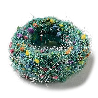 Colorful Dotted Nylon Elastic Hair Ties OHAR-D010-06-1