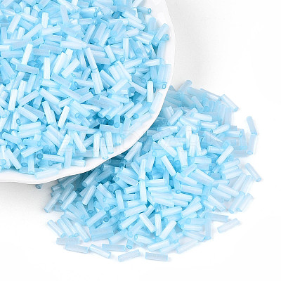 Glass Bugle Beads SEED-N007-28H-1