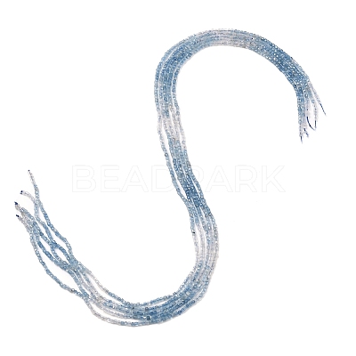 Natural Aquamarine Beads Strands G-L634-D11-2.5x2.5mm-1