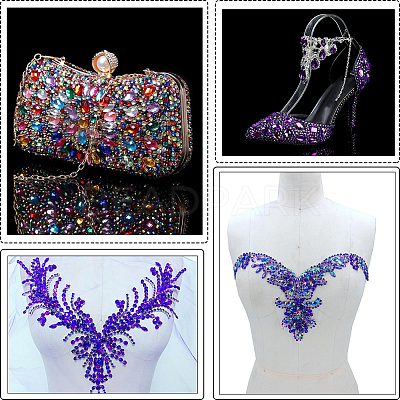 156Pcs 7 Styles Sew on Rhinestone DIY-SP0007-30B-1
