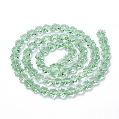 Transparent Glass Beads GLAA-Q066-14mm-C10-1