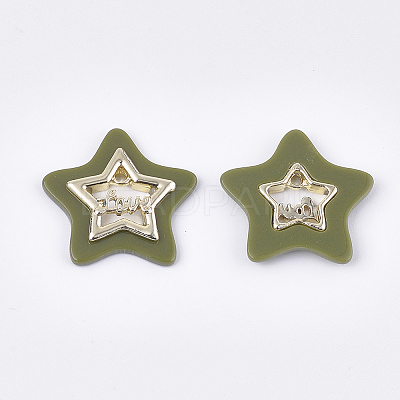 Opaque Acrylic Pendants MACR-T031-06D-1