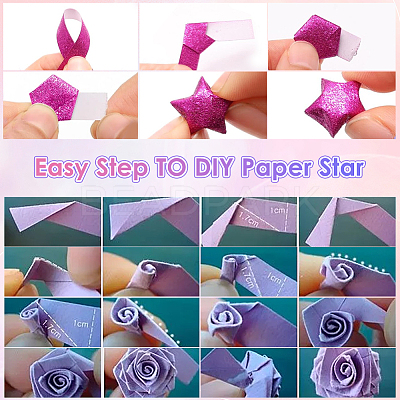 Lucky Star Origami Paper DIY-SC0027-38D-1