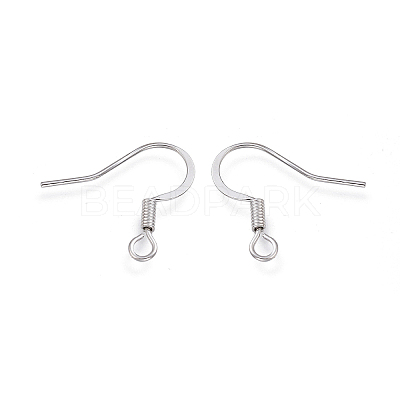 Brass Earring Hooks KK-H102-01P-1