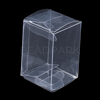 Rectangle Transparent Plastic PVC Box Gift Packaging CON-F013-01B-1