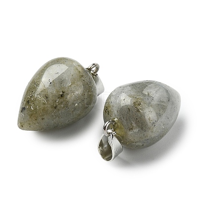 Natural Labradorite Pendants GG-K002-13M-1