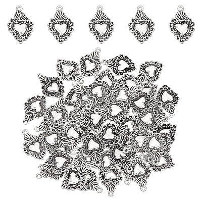 50Pcs Tibetan Style Alloy Pendants TIBEP-UN0001-18-1
