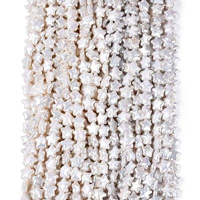 Natural Baroque Keshi Pearl Beads Strands PEAR-S020-Z06-01-1