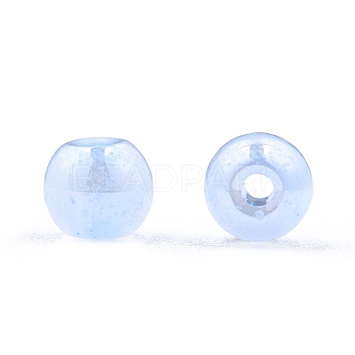 6/0 Imitation Jade Glass Seed Beads X1-SEED-N004-006-13-1