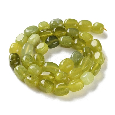 Natural Lemon Jade Beads Strands G-P497-01D-04-1