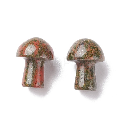 Natural Unakite GuaSha Stone G-A205-26-01-1