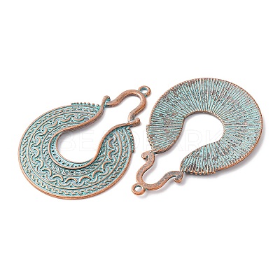 Tibetan Style Alloy Pendants FIND-B055-02K-1