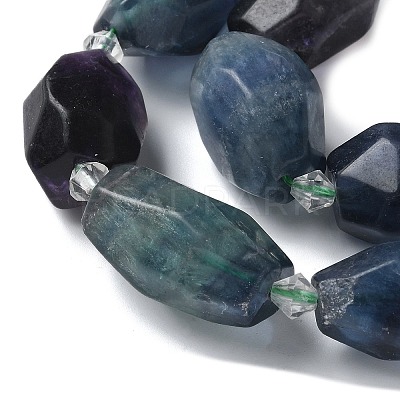 Natural Fluorite Beads Strands G-H095-A06-01-1