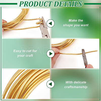 Round Brass Wires CWIR-WH0007-17D-G-1