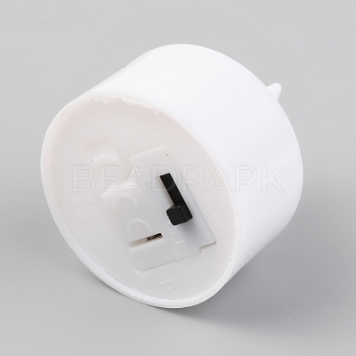 Plastic Flameless LED Tea Light Candles AJEW-H123-01B-1