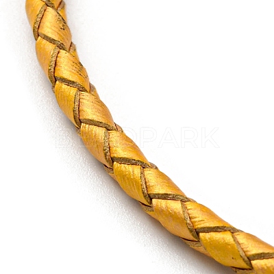 Leather Braided Cord Bracelets BJEW-G675-06G-03-1