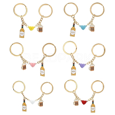 Alloy Enamel Keychain KEYC-YW00130-01-1