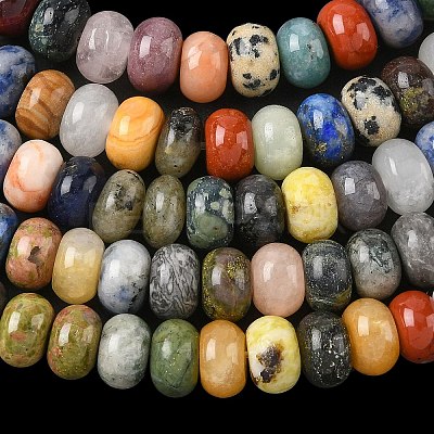 Natural Mixed Gemstone Beads Strands G-A280-A01-02-1