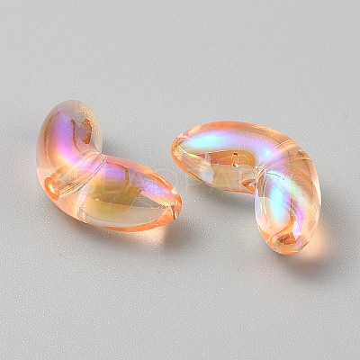 Transparent UV Plating Acrylic Beads LS-TACR-TAC0001-09A-01-1