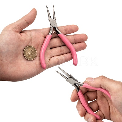 45# Carbon Steel Round Nose Pliers PT-L004-52-1