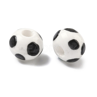 Handmade Porcelain European Beads LS-PORC-C009-01F-1