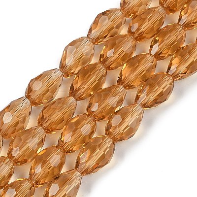 Transparent Glass Beads Strands EGLA-N013-T10mm-D21-1