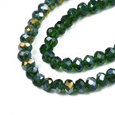 Electroplate Glass Beads Strands EGLA-A044-T1mm-B24-1