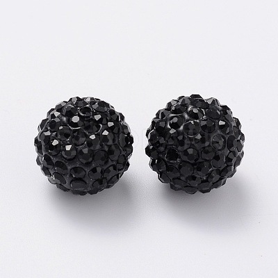 Grade A Rhinestone Pave Disco Ball Beads RB-Q101-11-1
