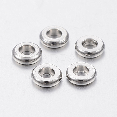 Tarnish Resistant 304 Stainless Steel Beads STAS-H426-01-4MM-1