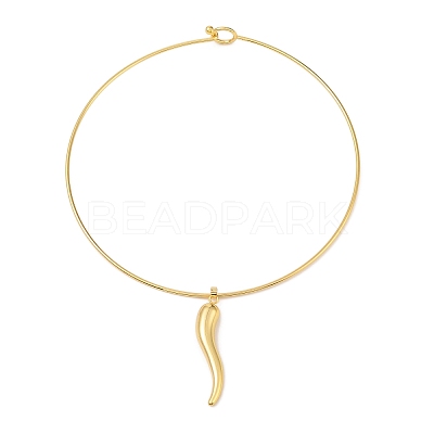Pepper Brass Necklace BJEW-Q350-06G-1