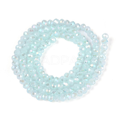 Baking Electroplate Glass Beads Strands LS-DGLA-A039-J2mm-B26-1