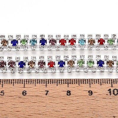 Iron Rhinestone Cup Chains CH-T006-04S-03-1