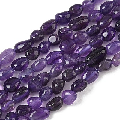 Natural Amethyst Bead Strands G-J280-08-1