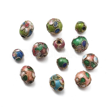 Handmade Cloisonne Beads CLB-Q002-14A-1