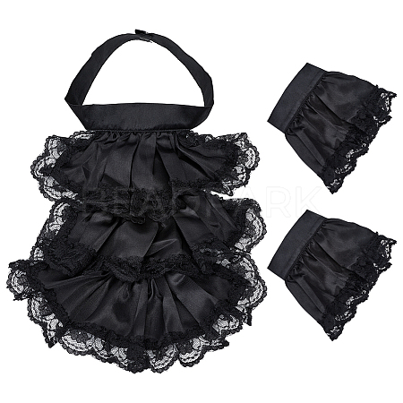 Polyester Retro Lace Collars DIY-WH0622-508B-1